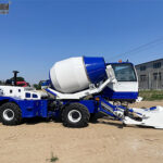 self-mixing concrete truck