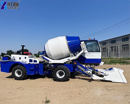 self-mixing concrete truck