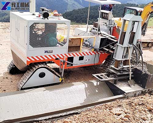 slipform kerb machine