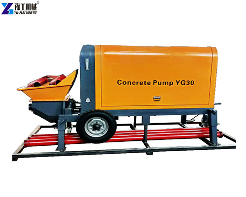 small concrete pump machine