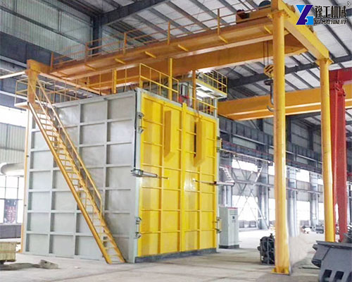 spinner hanger blast machine