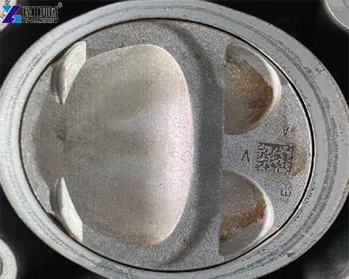 after cleaning automotive combustion chamber