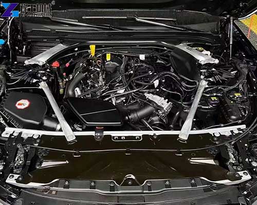 after cleaning the car engine compartment