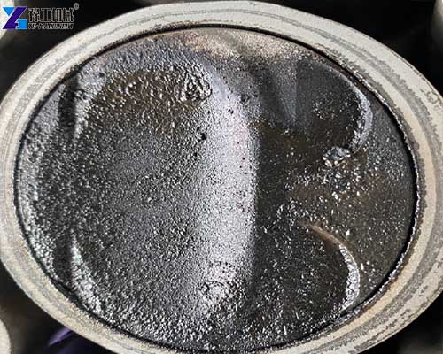 before cleaning automotive combustion chamber