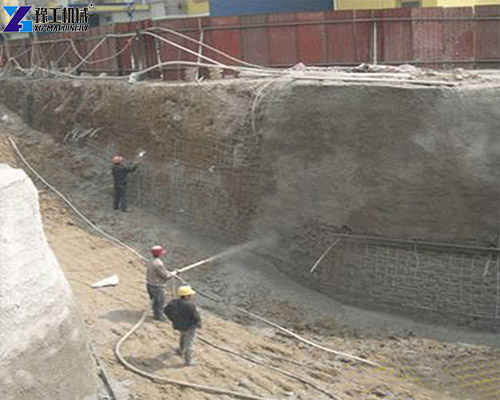 cement mortar sprayer exterior wall