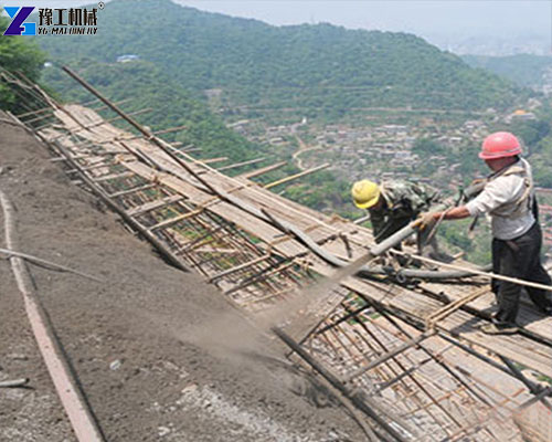 cement plaster sprayer high rise