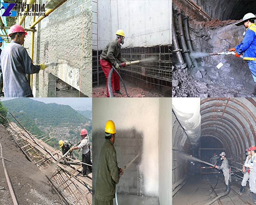cement sprayer wall plastering