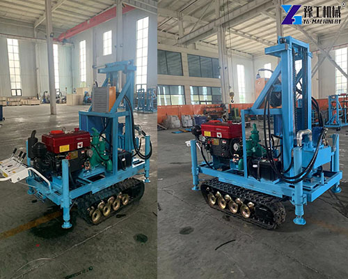 compact crawler-mounted drilling rig