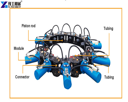 components of a pile breaker