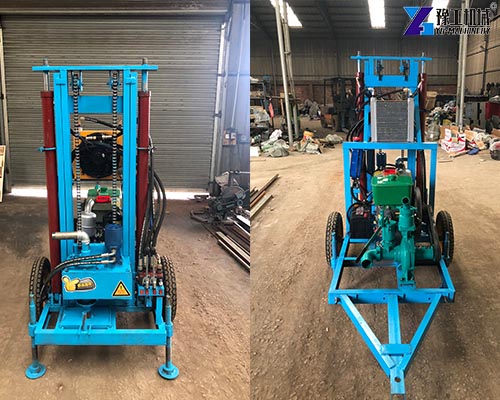 double-bar wheeled drilling rig for sale