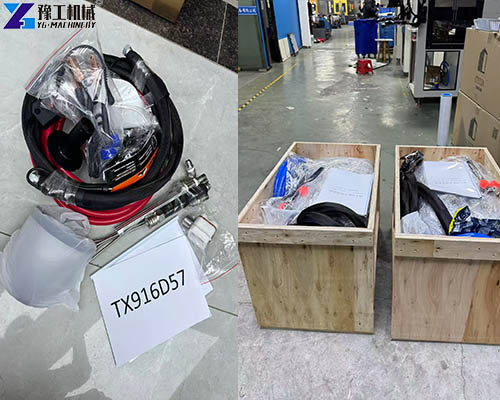 dry ice blasting machine parts shipped