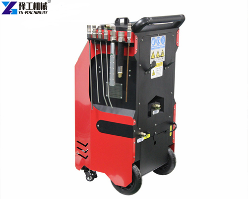 dry ice cleaning machine side view