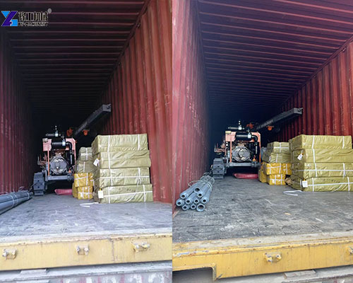 dth drilling rig yg412 loading truck