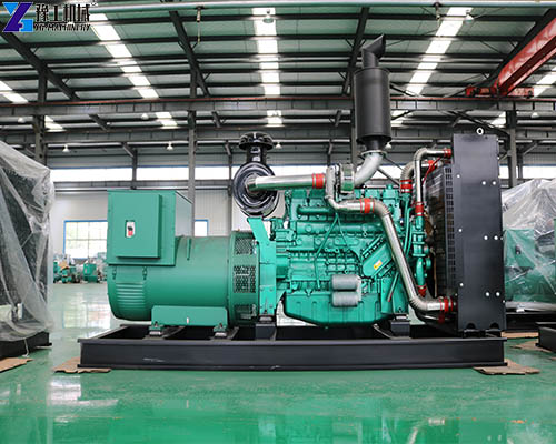 industrial generator set manufacturing workshop