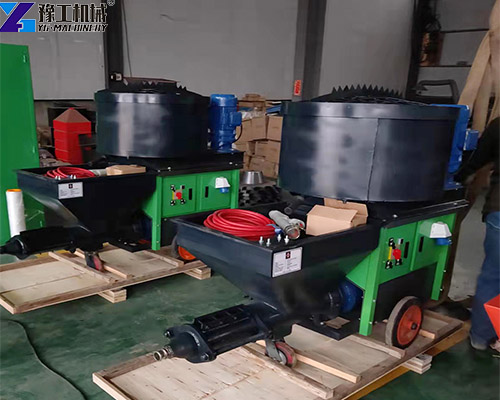 mortar spray machine multiple units