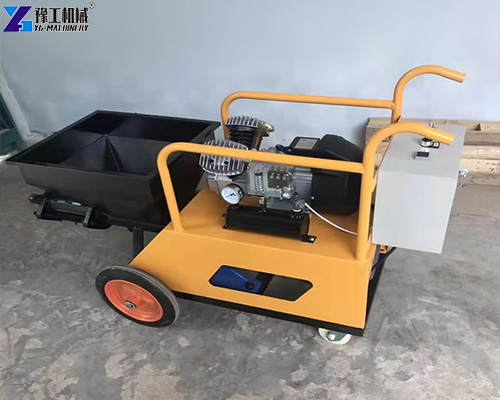 mortar sprayer side view