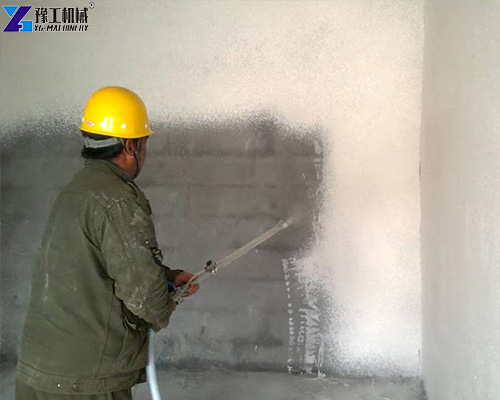 mortar sprayer site photo