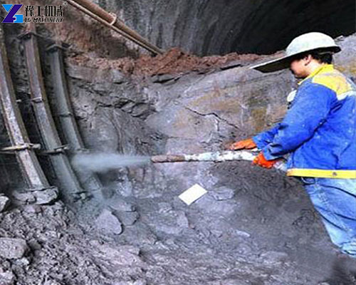 mortar spraying machine basement