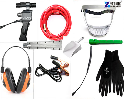 portable dry ice blaster accessories