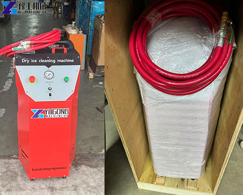 portable dry ice cleaning machine overseas shipment