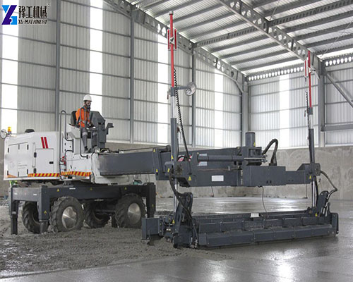 concrete laser screed machine warehouse floor