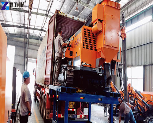 dth drilling rig yg420 loading truck