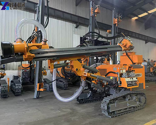 dth drilling rig yg420 side view