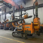 dth drilling rig yg420b-1 side view