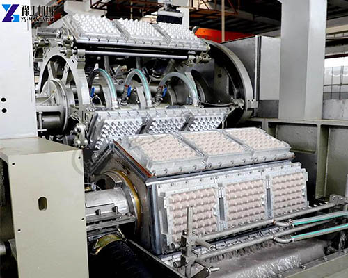 egg tray machine molding process