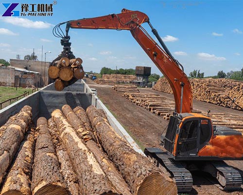 excavator log grab factory