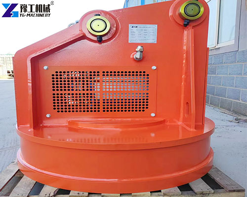 excavator magnet overseas shipment