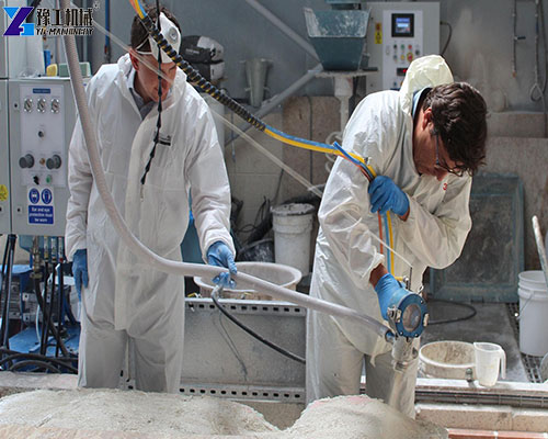grc spray equipment factory test