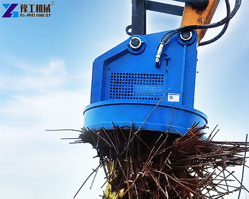 hydraulic magnet for excavator scrap yard