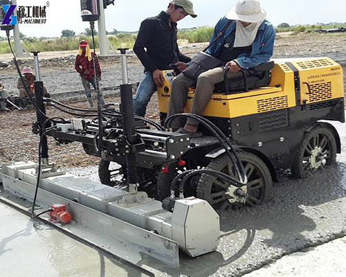 laser screed for sale construction site