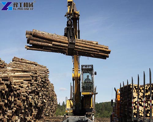 log grapple for mini excavator loading logs
