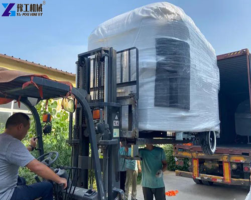 mobile bakery trailer overseas shipment