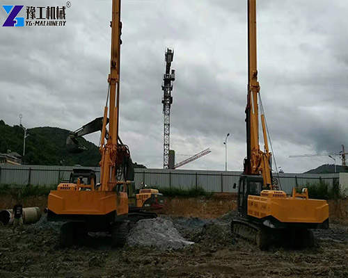 rotary drilling equipment infrastructure project