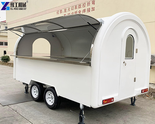 round food trailer side view
