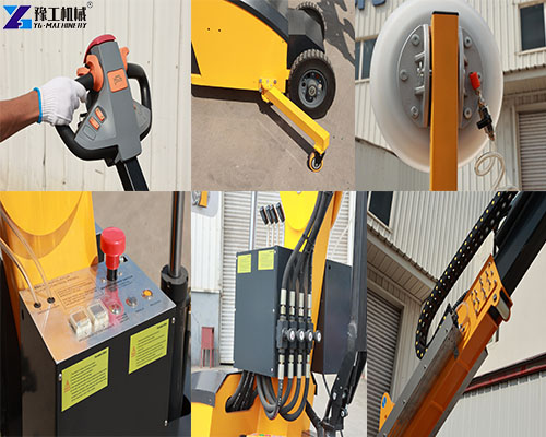 glass lifter machine parts
